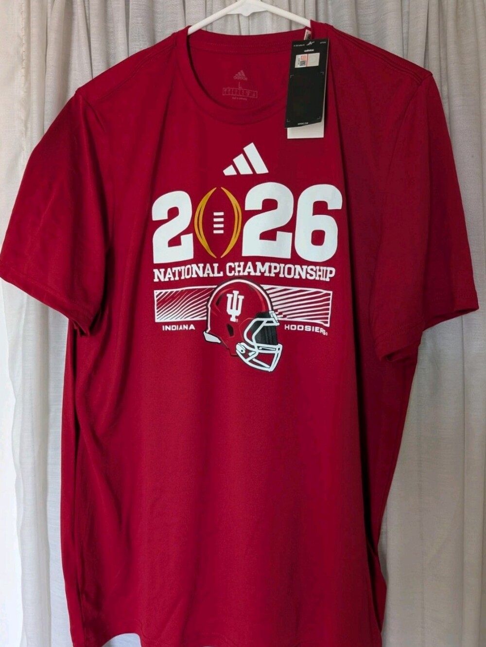 Adidas Indiana Hoosiers National Championship T-shirt
